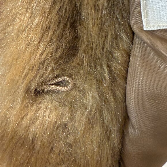 Astraka of London Vintage Camel Faux Fur Coat - Picture 5 of 8